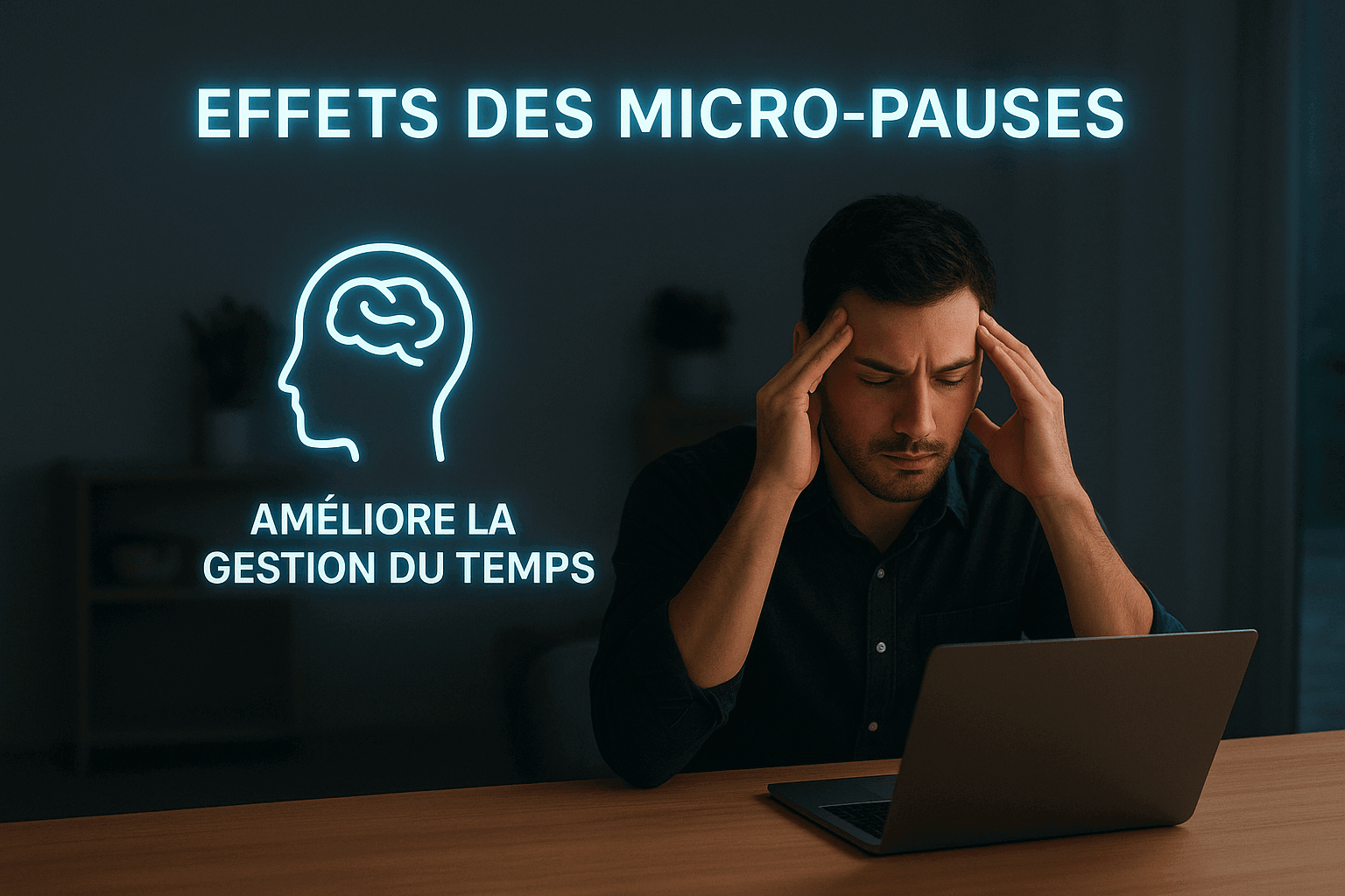 Illustration : une personne prend une pause café près de sa fenêtre pendant sa journée de travail